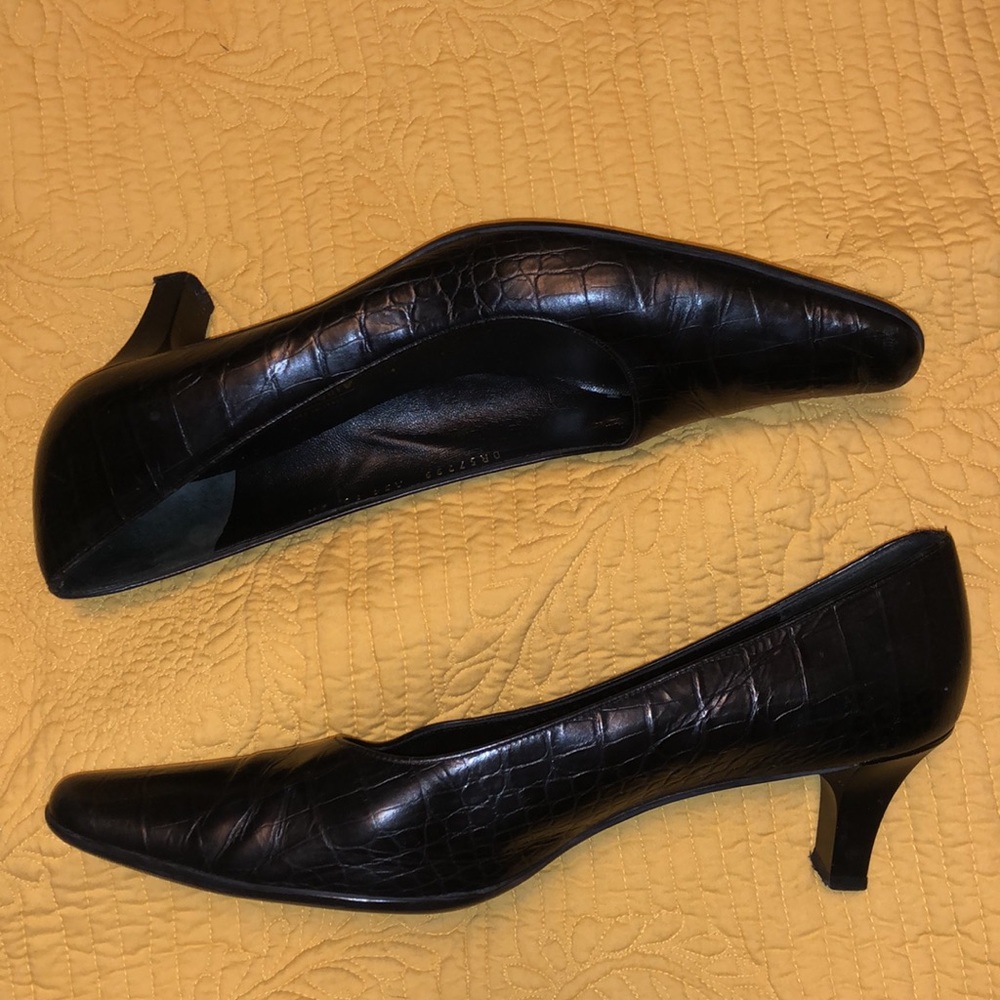 Vintage Croc Heels•Salvatore Ferragamo Boutique